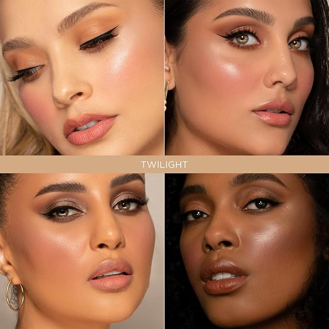Sigma Beauty Highlighter Makeup – Illuminating Highlighting Powder for Face, Sheer Glimmer Face Highlighter for Cheeks, Cupid’s Bow, & Brow Bone (Twilight, Pinky Quartz Metallic)-Velvo Beauty