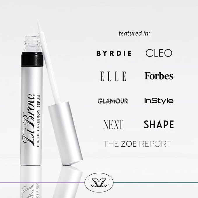 LiBrow® Purified Eyebrow Physician-Formulated Serum XL for Fuller & Thicker Looking Eyebrows | Natural Eyebrow Enhancer Safe for Sensitive Skin | 6-Month Supply (6ml)-Velvo Beauty
