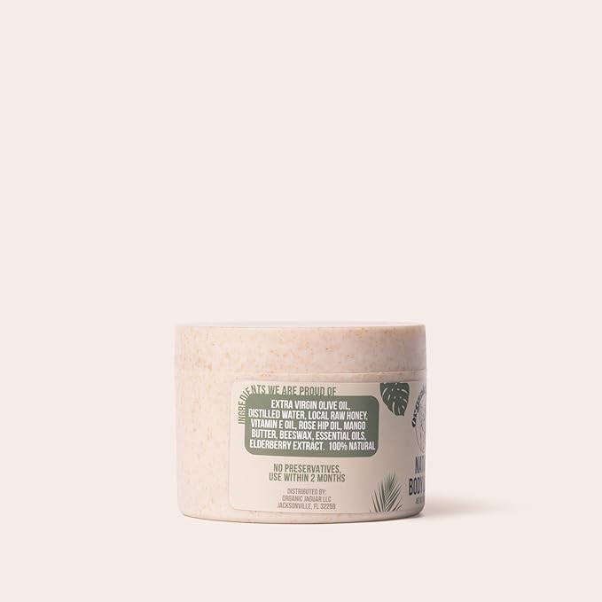 Natural Body Lotion, 8 oz, Moisturizer With Essential Oils, Vitamin E Oil, Beeswax, Extra Virgin Olive Oil, Raw Honey, Mango Butter, Sulfate & Paraben Free Body Care, Tropical Scent-Velvo Beauty