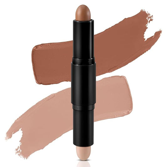 Cream Contour Stick Bronzer Highlighter Face Shaping & Contouring Matte Makeup Long Lasting Waterproof-Velvo Beauty