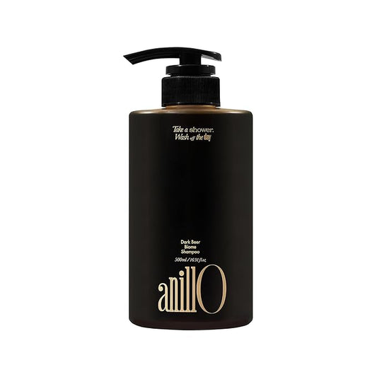 Dark Beer Biome Shampoo - Vegan Anti-Hair Loss Sclap Care with Caffeine & Green Mint Complex for Thicker Stronger Hair- Deep Cleansing, Oil Control & Cooling Effect, Sulfate-Free 500 ml / 16.9 fl oz-Velvo Beauty