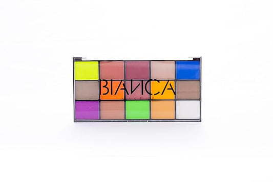 15 Colors Eyeshadow Palette | Versatile Range for Unlimited Eye Looks. (Neon)-Velvo Beauty
