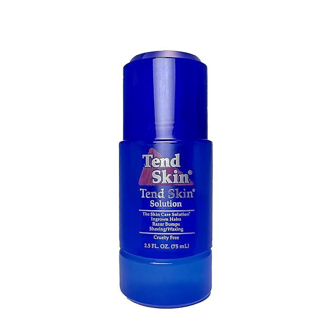 Tend Skin Razor Bump Solution Refillable Roll-On Solution For Unsightly Razor Bumps, Ingrown Hair And Razor Burns, Post Shaving and Waxing Toner for Men and Women, 2.5 Oz-Velvo Beauty