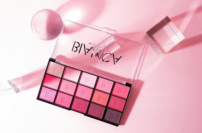 15 Colors Eyeshadow Palette | Versatile Range for Unlimited Eye Looks. (Rose)-Velvo Beauty