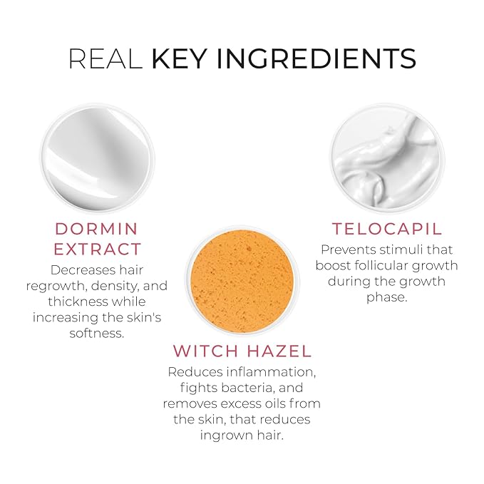 DS Labs Keramene Hair Inhibitor for Face & Body - Reduces Hair Visibility, Softens Texture, Minimizes Growth Over Time, Paraben-Free Formula with Witch Hazel, With Nanosome Technology, 6 Fl Oz-Velvo Beauty