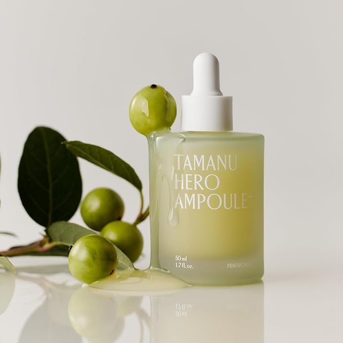 PINKWONDER Tamanu Hero Ampoule⁺ 1.69oz (50ml), 50,000ppm Tamanu Oil for Soothing-Velvo Beauty