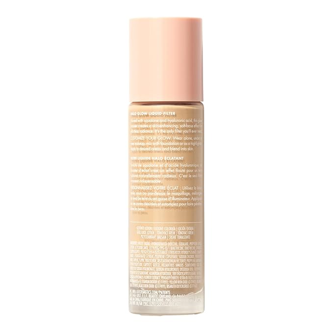 e.l.f. Halo Glow Liquid Filter, Complexion Booster For A Glowing, Soft-Focus Look, Infused With Hyaluronic Acid, Vegan & Cruelty-Free, 0.5 Fair-Velvo Beauty