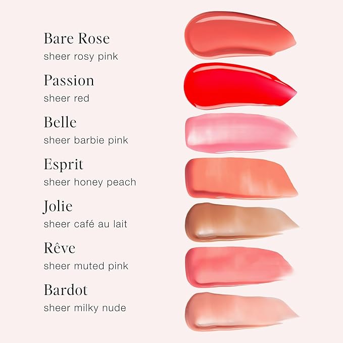 Jouer Essential Tinted Hydrating Lip Oil Gloss – Moisturizing Dry Lip Treatment Serum - Fragrance Free Tinted Lip Oil - Jojoba Seed Oil and Apricot Oil Formula-Velvo Beauty