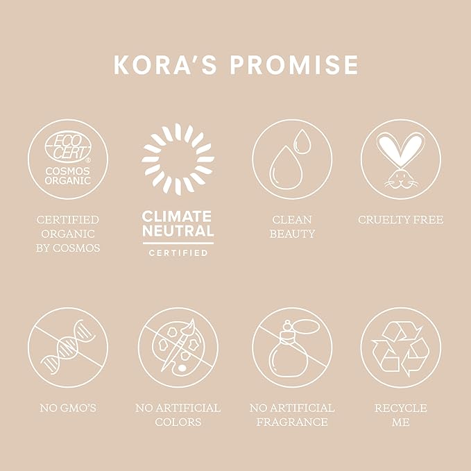 KORA Organics Turmeric Brightening & Exfoliating Mask, Multi-Use Facial Scrub, Polish & Illuminate, Certified Organic Exfoliating Face Mask, Cruelty Free Exfoliator - 3.38 fl oz-Velvo Beauty