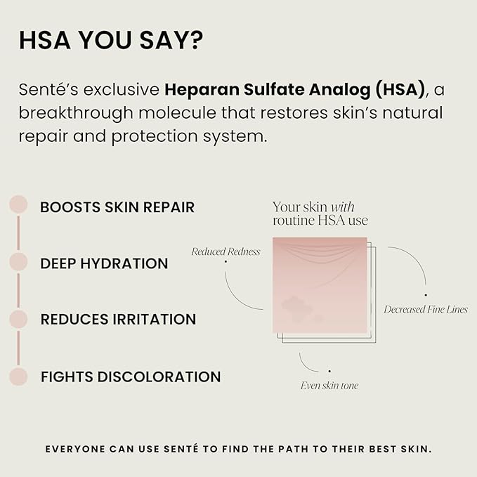 Senté HydraFirm Serum | Supports Collagen and Elastin Production | Restores Firmness and Volume | Formulated with Patented HSA and Peptides | 1 Fl Oz-Velvo Beauty