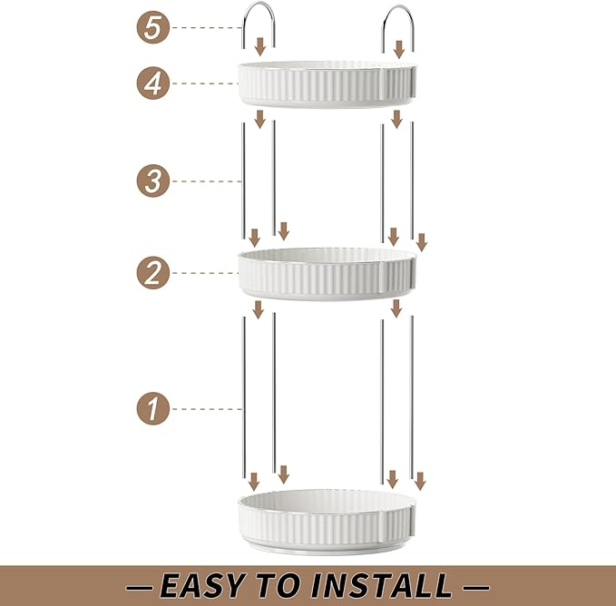 Rotating Makeup Organizer for Vanity,3 Tier High-Capacity Skincare Clear Make Up Storage Perfume Organizers Cosmetic Dresser Organizer Countertop 360 Spinning-Velvo Beauty