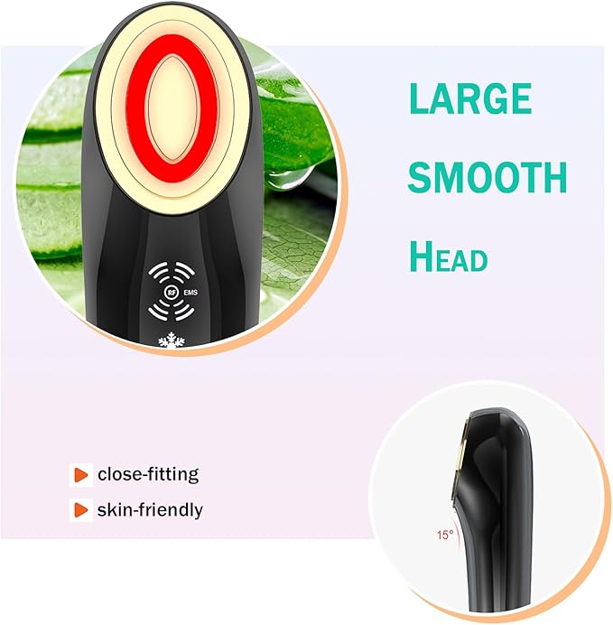 Radio Frequency Skin Tightening Machine for Face - Facial Neck Anti-Aging Device Microcurrent Lifting Massager Wrinkle Reduction Firming, and Toning - Advanced Technology for Aging Issues-Velvo Beauty