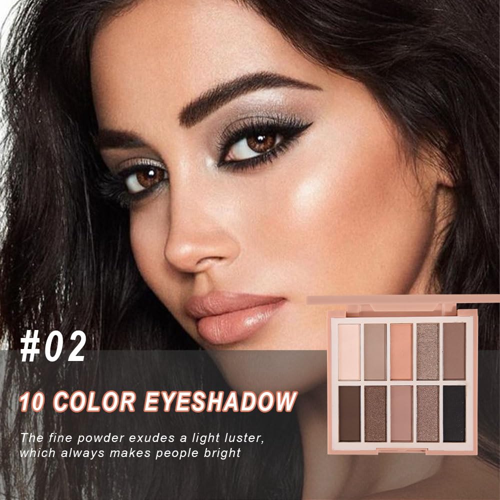 Neutral Nude Eye Shadow Palette,Matte Brown Bronze Naked Cream Eyeshadow Palette,Make Up Pallets for Women Natural Eyeshadows for Eyes Long Lasting Naturing-Looking-Velvo Beauty