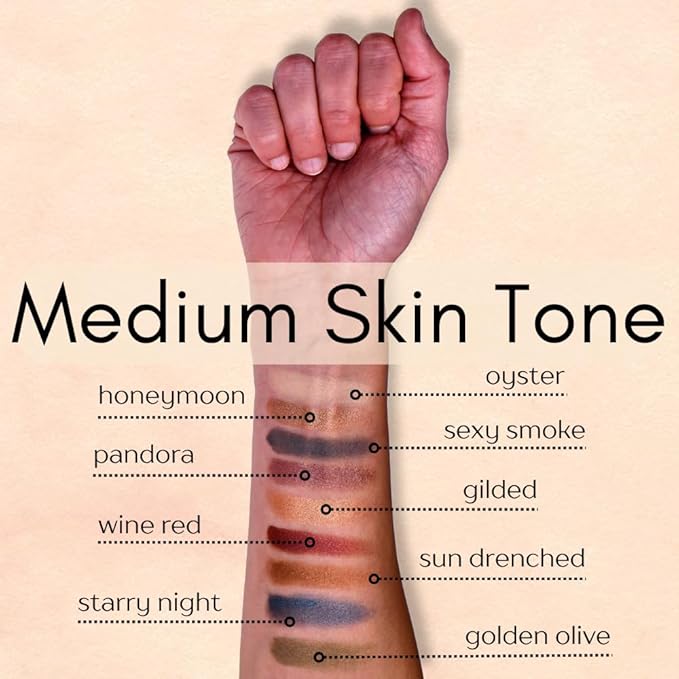 Gilded Frosted Nude Bronze Beige Gold Shimmer Pressed Powder Single Vegan Eyeshadow; Talc, Paraben & Cruelty Free-Velvo Beauty