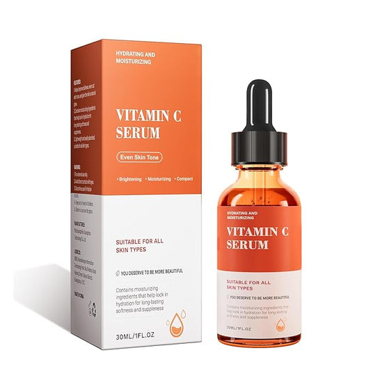 Vitamin C Serum For Face-Anti Aging & Wrinkle Facial Serum With Vitamin C,Sodium Hyaluronate,Vitamin E And More,Skin Brightening Serum For Dark Spots,Fine Lines & Dull Skin,1 Fl Oz-Velvo Beauty