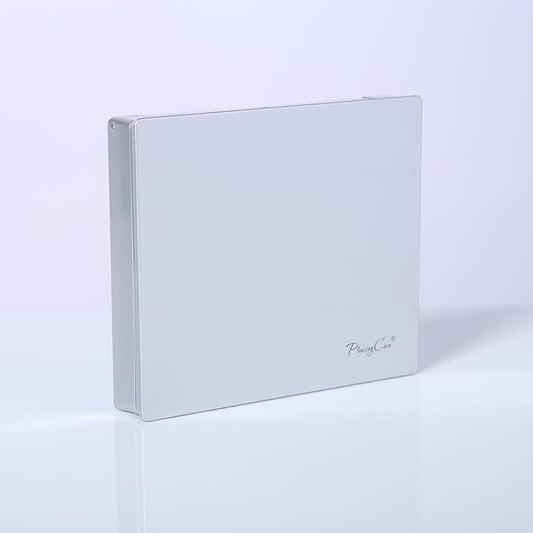 Makeup Mirror with Facial Oil Blotting Paper Sheets – 100 Counts, Silver Compact Folding Cosmetic Travel Mirror Pack (Rose)-Velvo Beauty