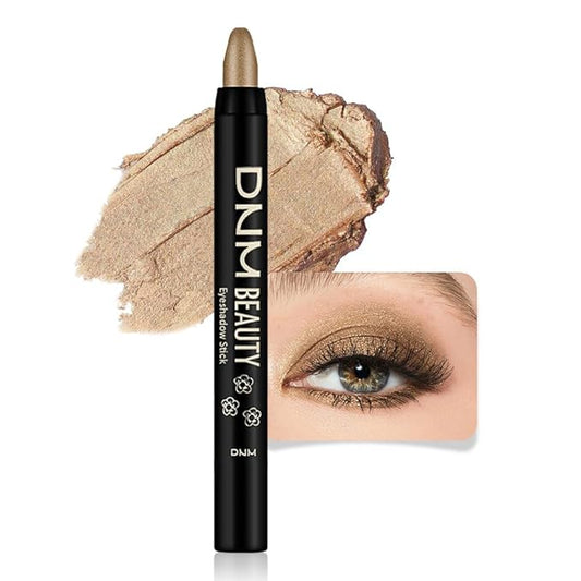 evpct Light Khaki Shimmer Cream Eye Shadow Brightener Sticks Set for Eyes, Khaki Shimmery Matte Pencil Eye shadow Applicator Stick Pen Palette Makeup Waterproof sombras en crema para ojos 04#-Velvo Beauty