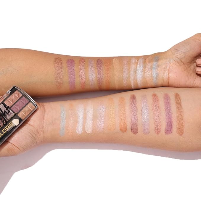 L.A. COLORS Day to Night 12 Color Eyeshadow, Sunset CES425-Velvo Beauty