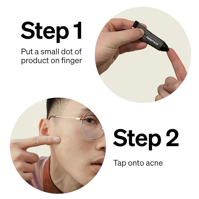 FRONTMAN Fade, Men's Acne Concealer With Salicylic Acid | Blemishes & Dark Circles | Natural Coverage, Non-Greasy Formula, Fragrance-Free | Great for All Skin Types | Men’s Concealer M1 Medium Shade-Velvo Beauty