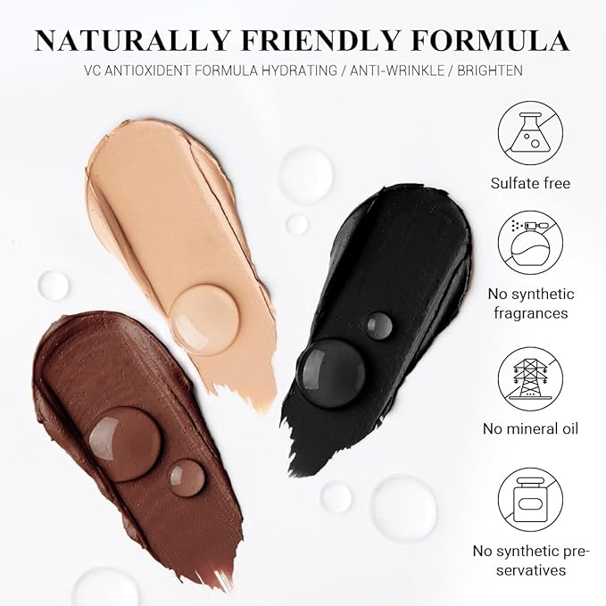 Classic 3PCS Neutral Eyeshadow Stick Makeup Set, Matte Cream Eye Shadow Eyeliner Brightener Pencil Crayon - I2-Velvo Beauty