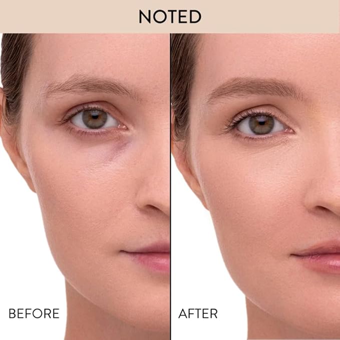 Mented Cosmetics Full-Time Eye Brightening Concealer for Women, Lightweight Full-Coverage Eye Makeup Concealer, Under Eyes Make Up Corrector, Blemishes & Contour, Noted-Velvo Beauty