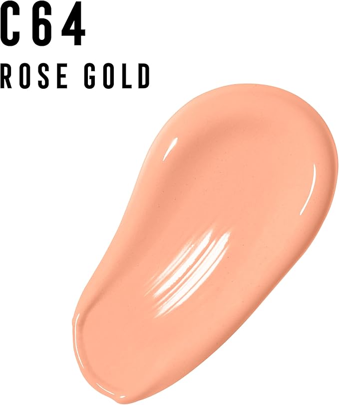 Max Factor Facefinity 3-in-1 All Day Flawless Liquid Foundation, SPF 20-64 Rose Gold, 30 ml-Velvo Beauty