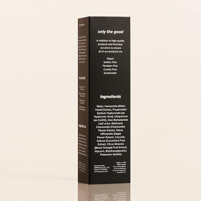 DIME Beauty Super Skin Toner, Alcohol-Free Witch Hazel Toner, Hydrating Toner for Face with Aloe Vera and Cucumber Extract, 4 oz / 120 ml-Velvo Beauty