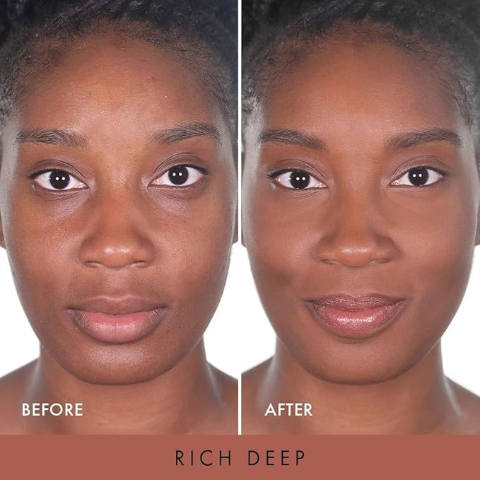 Wander Beauty Wanderlust Powder Foundation - Rich Deep - Blurs & Evens Skin Tone - Perfects & Hydrates With Hyaluronic Acid, Aloe, Honeysuckle, & Vitamin E - Lightweight, Buildable Coverage - 0.31 oz-Velvo Beauty