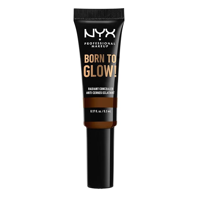 NYX PROFESSIONAL MAKEUP Born To Glow Radiant Concealer, Medium Coverage - Walnut-Velvo Beauty