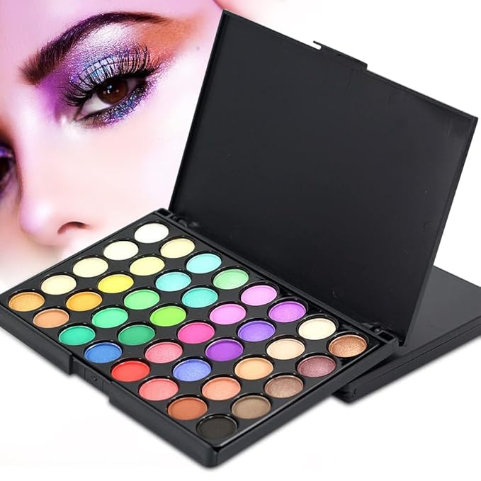 Eyeshadow Palette 40 Color Makeup Palettes Matte Eyeshadow Waterproof Makeup Mixer Palette Make-up For Women Beauty (Type A)-Velvo Beauty