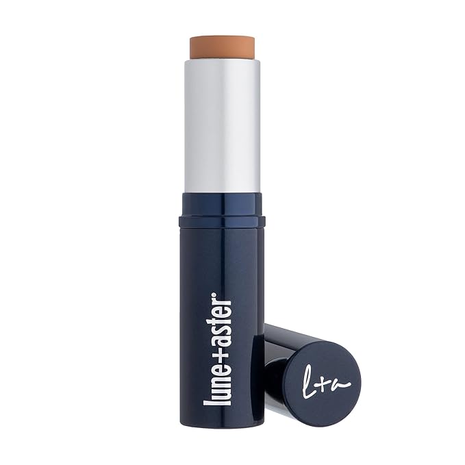 Lune+Aster Dawn to Dusk Foundation Stick - Deep Almond, Cream, All Skin Types-Velvo Beauty