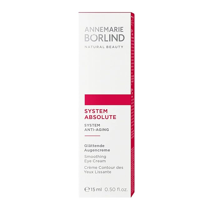 ANNEMARIE BÖRLIND - SYSTEM ABSOLUTE Smoothing Eye Cream - Vitamin C, Darutoside and Caffeine Eye Wrinkle Smoothing - Tones, Plumps, and Rejuvenates - 0.5 Fl Oz-Velvo Beauty