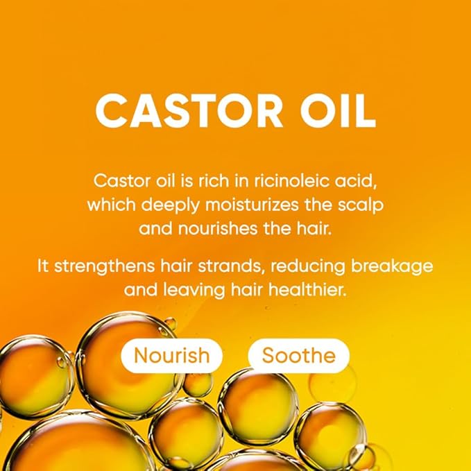 Castor Oil Shampoo Bar 2.0 - Hydrating & Moisturizing Natural Hair Soap Bar Shampoo for Hair Growth & Scalp Nourishment - Bathing Soap Solid Shampoo for All Hair Types (120g, 4.23oz)-Velvo Beauty