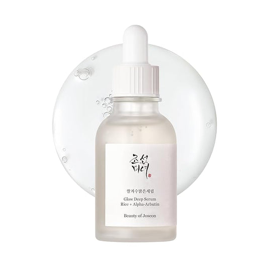 Beauty of Joseon Glow Deep Serum Rice Alpha-Arbutin Moisturizing Uneven Skin Tone Daily Korean Skin Care for Men and Women, 60ml, 2 Fl.Oz-Velvo Beauty