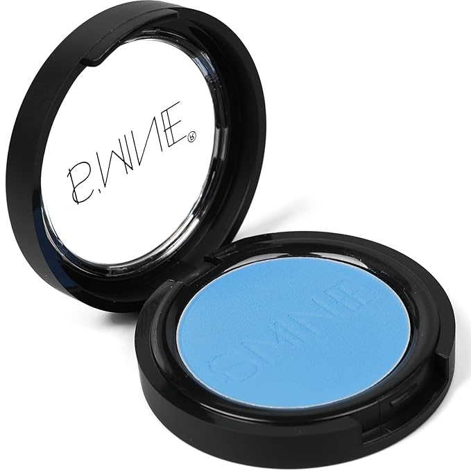 IS'MINE Single Sky Blue Matte Eyeshadow, High Pigment, Longwear, Intense Color Best Pressed Eye Makeup for Day & Night-Velvo Beauty