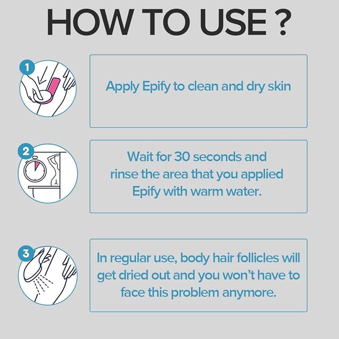 Epify Intimate Hair Removal Cream for Men and Women - Pubic, Bikini Line, Sensitive Areas - 8.45 Fl Oz-Velvo Beauty