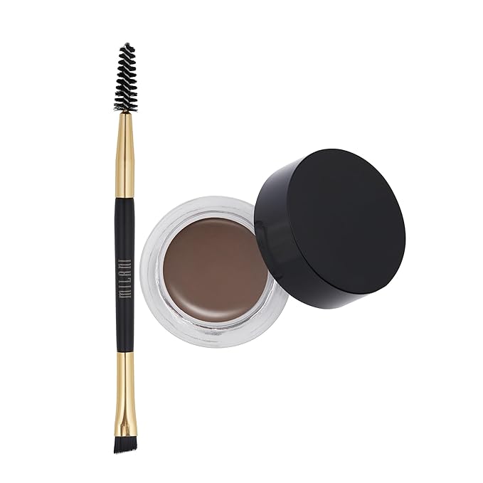 Milani Stay Put Brow Color - Dark Brown (0.09 Ounce) Vegan, Cruelty-Free Eyebrow Color that Fills and Shapes Brows…-Velvo Beauty