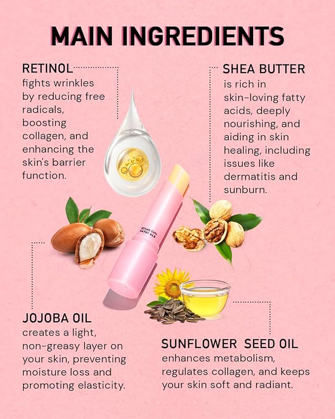 Under Eye Stick For Puffiness: Retinol Under Eye Treatment Reducing Eye Bags and Dark Circles - Eye Balm for Fine Lines, Wrinkles and Puffiness, Eye Cream for Late Nights,-Velvo Beauty