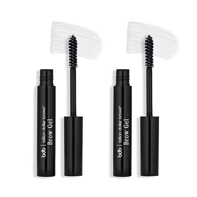 bdb Eyebrow Gel, Clear Formula - Effortless Brows, Waterproof, 2-Pack-Velvo Beauty