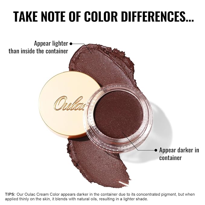 Oulac Matte Eyeshadow 3-in-1 Eyeshadow Eye Primer&Eyeliner Highly Pigmented Waterproof Smudge-proof Long Lasting Wear Smooth&Blendable Formula for Natural Look,Vegan & Cruelty-Free,CM06-Velvo Beauty