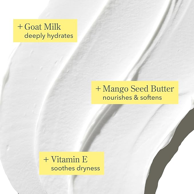 Beekman 1802 Whipped Body Butter Cream with Goat Milk - Deeply Moisturizes, Softens Skin - Natural & Gentle for All Skin Types - Non-Greasy, Cruelty-Free, 8 oz-Velvo Beauty