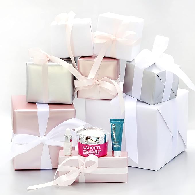 Lancer Skincare Vibrant Glow 3-Piece Set, Contains Moisturizing Face Mask, Caviar Acid Peel, Active Rejuvenation Serum for Vibrant Skin-Velvo Beauty