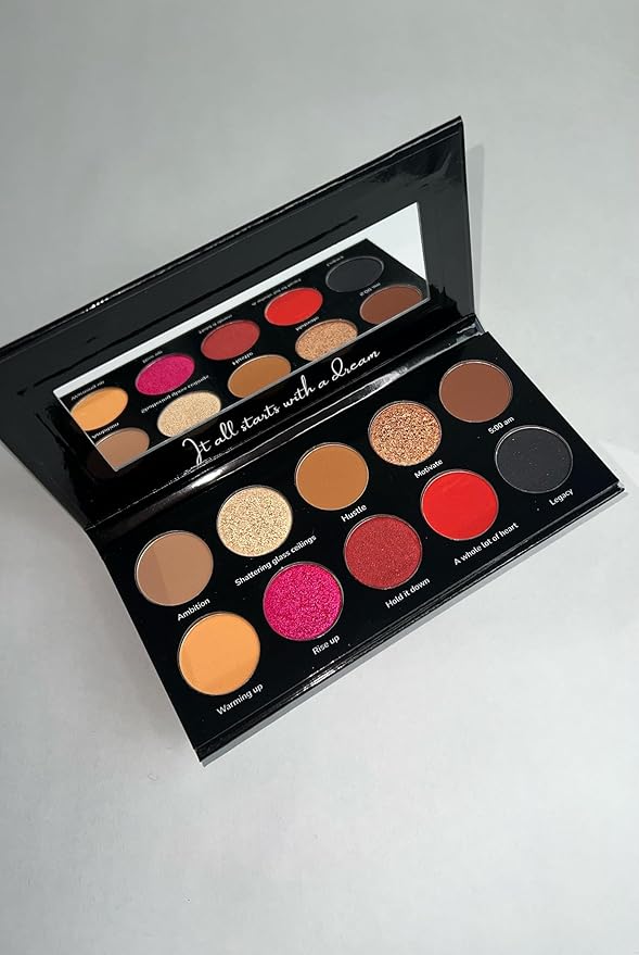 Beauty The Dream Palette, Eyeshadow Palette, Eye Shadow Palette Makeup, Face Makeup Palette, 10 Colors Makeup Kit, Multipurpose Beauty Makeup Set, Pigmented Eye Makeup Palette for Women-Velvo Beauty