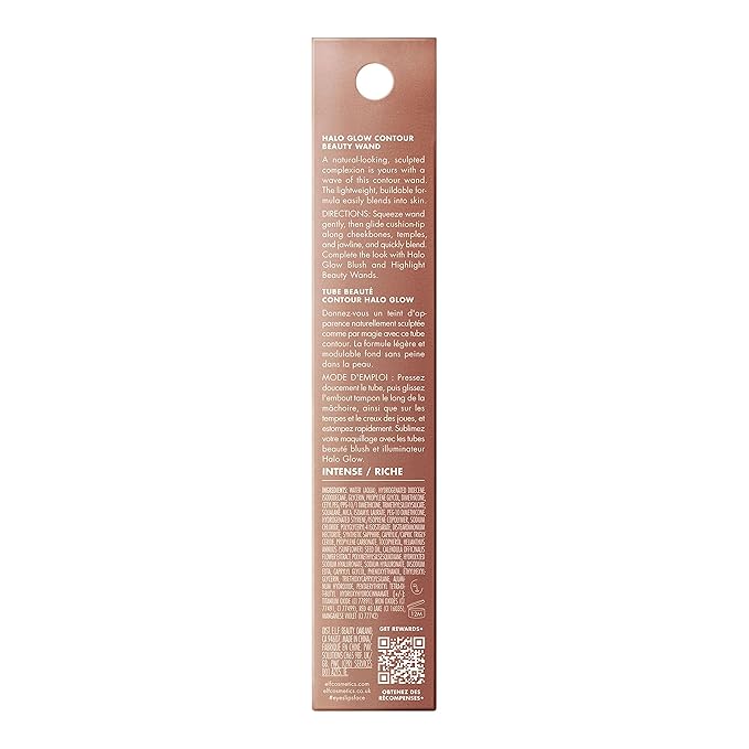 e.l.f. Halo Glow Contour Beauty Wand, Liquid Contour Wand For A Naturally Sculpted Look, Buildable Formula, Vegan & Cruelty-free, Deep/Rich-Velvo Beauty