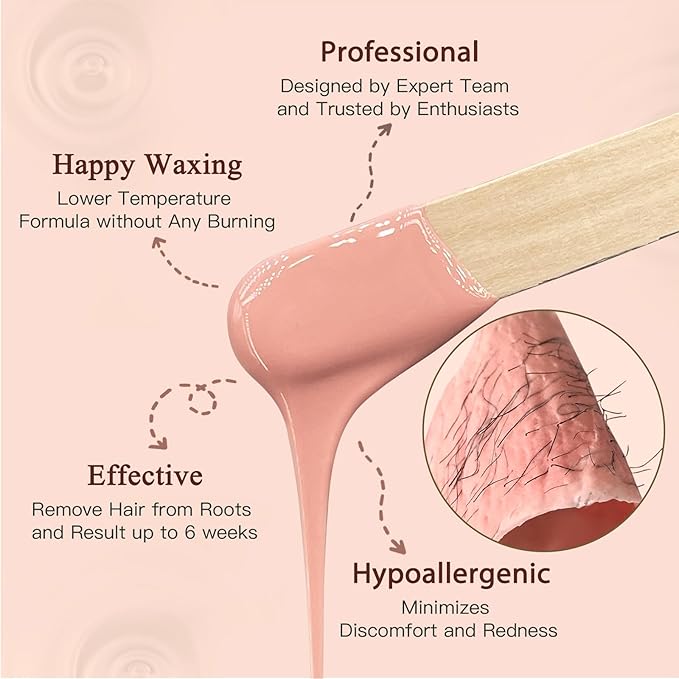 Hard Wax Beads 2.2 lbs, 10 Pack Variety Wax Beans for Hair Removal, Sensitive Skin, Ideal for Face, Eyebrows, Bikini, Underarms, Legs, Brazilian Waxing and Full Body-Velvo Beauty