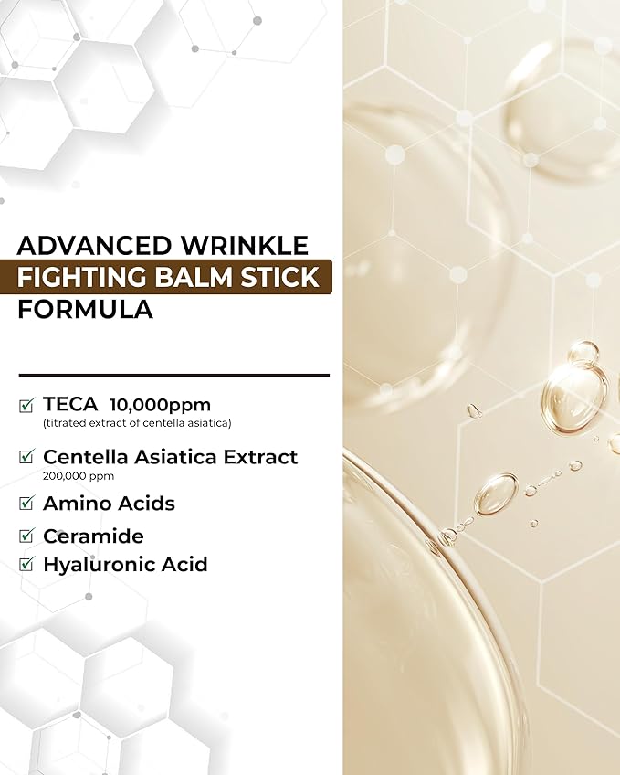 CENTELLIAN 24 Madeca Wrinkle Capture Stick (0.4oz) - Multi Balm Stick for Wrinkles & Fine Lines. Korean Skincare, Eye Cream & Moisturizer by Dongkook. Centella Asiatica, Ceramide, Collagen.-Velvo Beauty