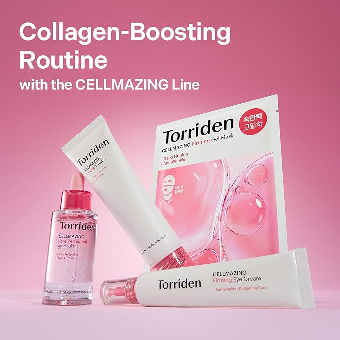 Torriden CELLMAZING Pore Perfecting Ampoule 30ml (1.01 fl.oz.) | Improving Skin Elasticity | 5D Collagen, Peptide Complex, PHA, LHA | Korean Facial Serum, Korean Skin Care-Velvo Beauty