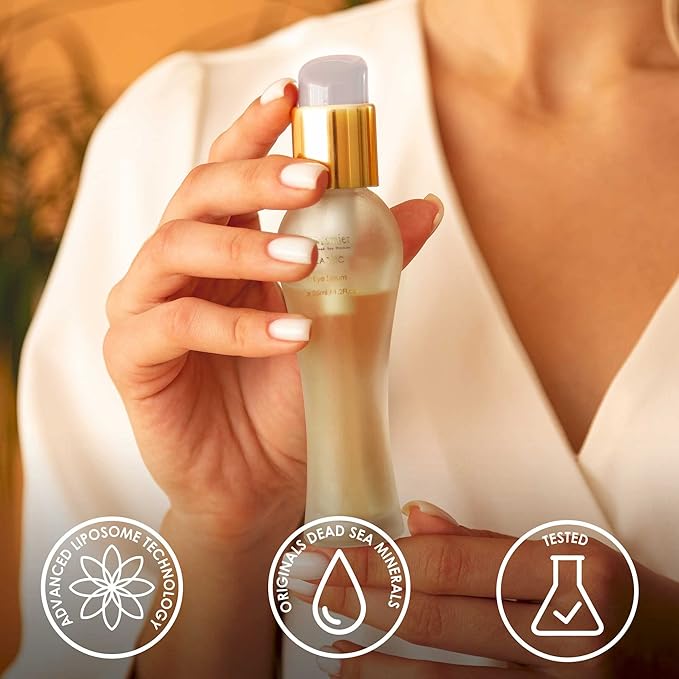 Premier Dead Sea Classic Eye Serum, Hypoallergenic, Age defying, Helps minimize wrinkles, Dark circles, Sagging skin, Reduce bags, with vitamins A & E 1.2 fl.oz-Velvo Beauty