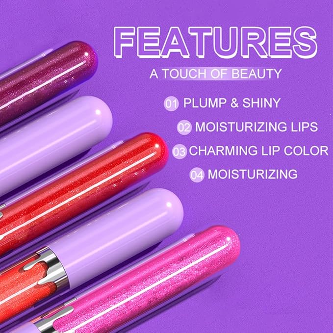 Glitter Liquid Lip Gloss,Bronze Shimmer Lipstick, Waterproof Shimmer Lip Stain Lip Glaze, High Shine Long Lasting Shiny Lip Color Makeup 14#-Velvo Beauty
