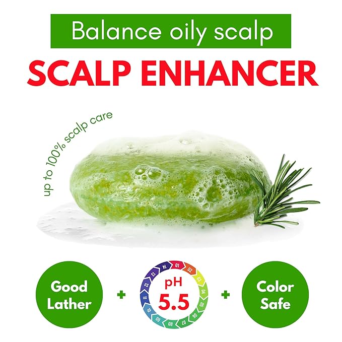 Rosemary Shampoo and Conditioner Bar Set 3 - Hair Growth, Regrowth, and Anti Hair Loss - Natural Solid Shampoo Bars for Women with Straight, Curly Hair for Thinning, Thickening Sulfate & Silicone free-Velvo Beauty